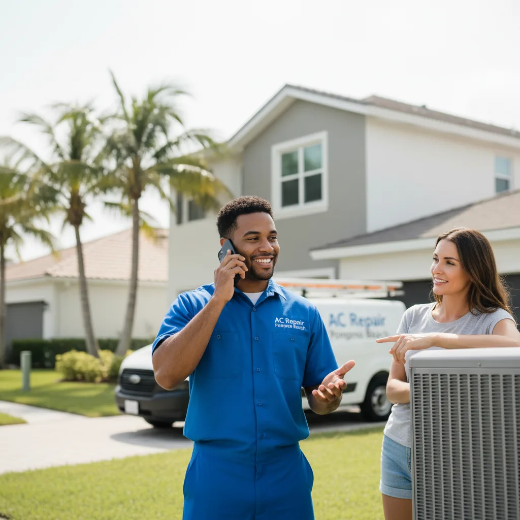 AC Repair Pompano Beach customer support in Island Pond